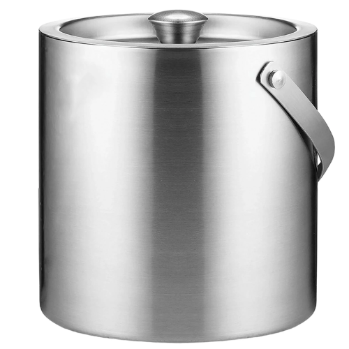 HIELERA DOBLE PARED C/PINZA Y TAPA 15CM