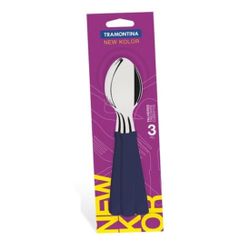 Cuchara mesa x 3 azul