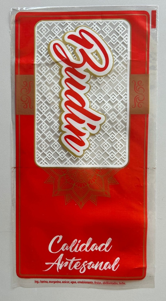 Bolsa nylon budin decorada