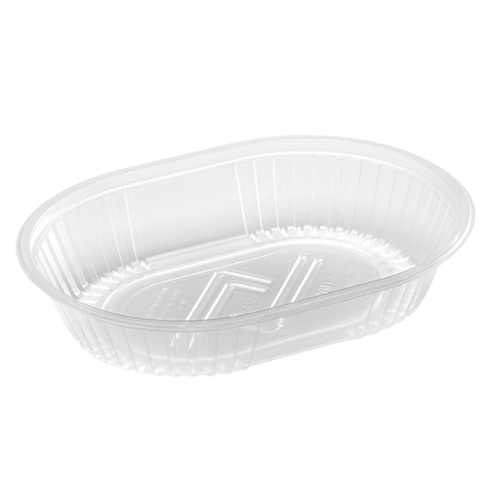 Bandeja micro oval 880ml. 17X24X4,5cm
