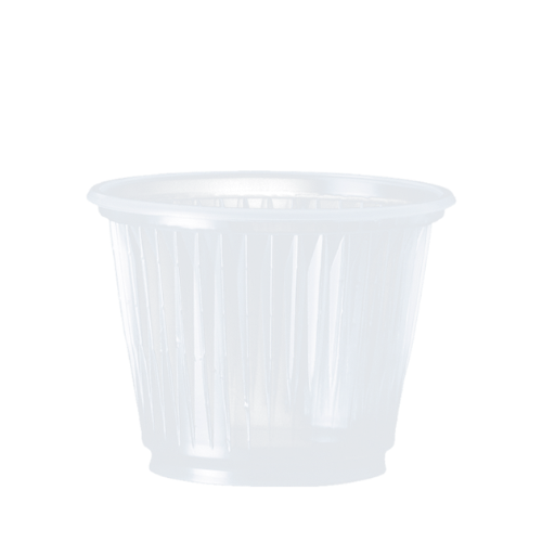[CC-050TR] VASO DESCARTABLE DE 50ml TRANSPARENTE PS (100 UN)