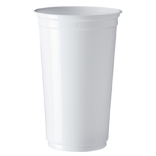 [CPM-550BR] VASO DESCARTABLE DE 550ml BLANCO PP (50 UN)