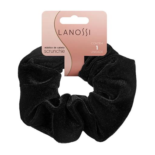 [LS2537] ELASTICO P/CABELLO TERCIOPELO NEGRA