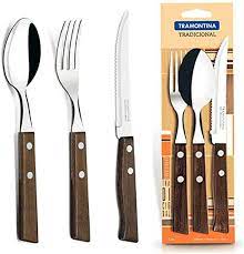 [008-22299/001] Set de cubiertos madera x3