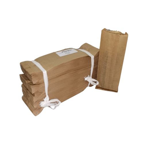 [BK7424] BOLSA KRAFT PAPEL CUBIERTOS 7,4X24cm. (1/1)