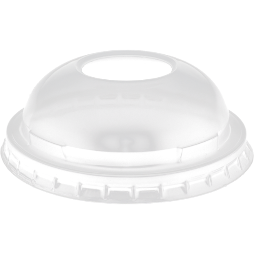 [TPPB-92C] TAPA DOMO CON ORIFICIO - VASOS 440/550ml PP (50 UN)