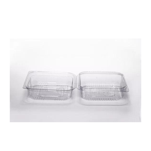 [PF-641] POTE CUAD. PET C/TAPA 10,3 x 10,3 x 4,7cm