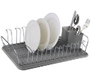[009-176013-15] Escurridor cromado bandeja/cub gris