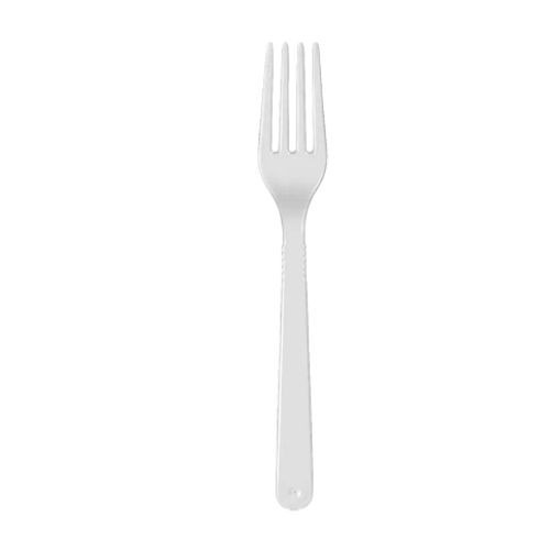 [S165-S10330415] TENEDOR FUERTE BLANCA 18 CM PS PAQ. X 50 UNID