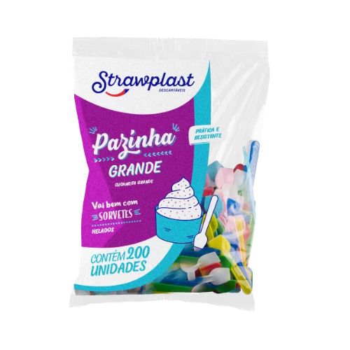 [S396-S10230039] CUCHARITA DE HELADO 9,3cm SURTIDAS PS PAQ. X 200 UNID