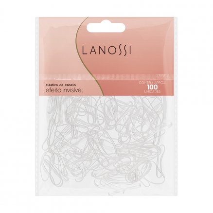 [LS2510] ELASTICO P/CABELLO TRANSPARENTE X100