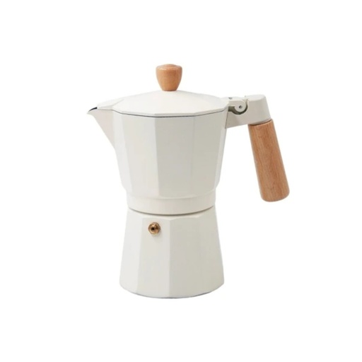 [009-216600C] Cafetera Italiana 6 tazas 300 ml crema