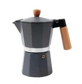 [009-216600G] Cafetera Italiana 6 tazas 300 ml gris