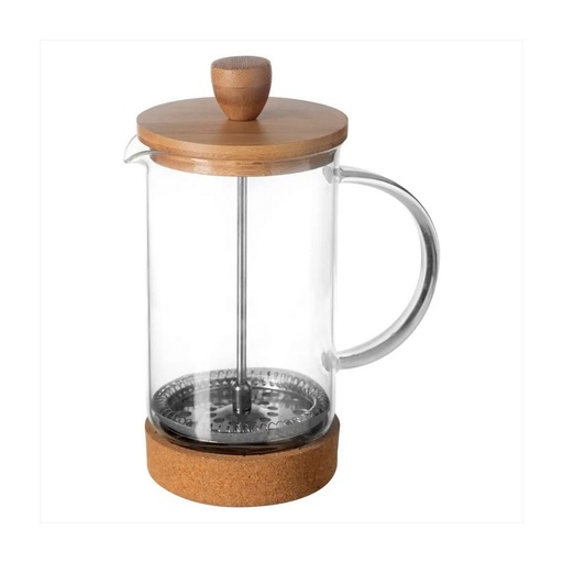 [009-321188] Cafetera francesa vidrio y Bambu 800ml