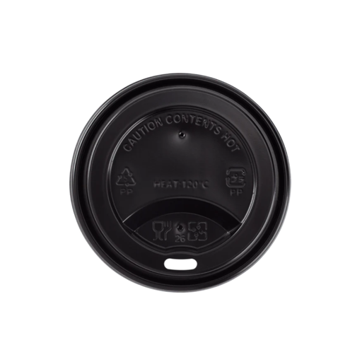 [TCAFEN180] TAPA PP CAFE NEGRO 6oz - 180cc x 50un.