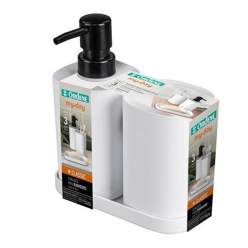 [OR94050] SET P/BAÑO BLANCO 3 PIEZAS