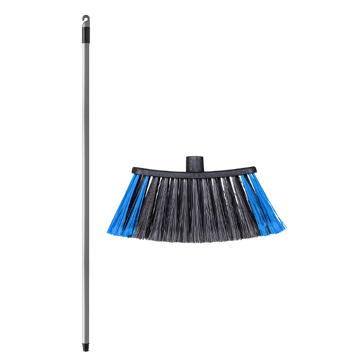 [SP9676AZC] ESCOBA ECONOMICA AZUL C/CABO (SP9676AZ + 9012)