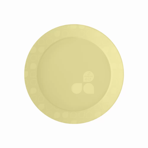 [S1090] PLATO REDONDO 15cm PS AMARILLO PAQ. X 10 UNID