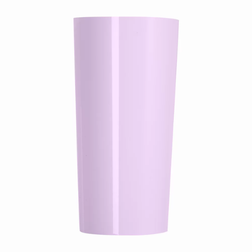[S1068] VASO LARGO 340ml LILA PS PAQ. X10 UNID