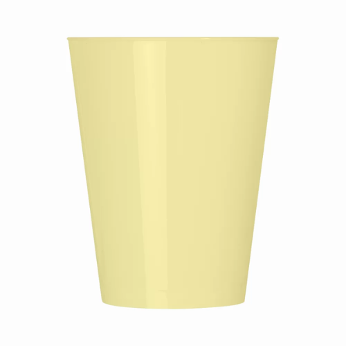 [S1062] VASO 200ml AMARILLO PS  PAQ. X 10 UNID