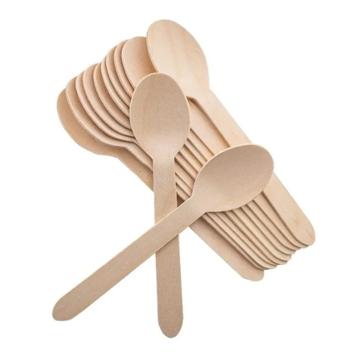 [031-CUCH14M] Cuchara de madera 14 cm x20 unid