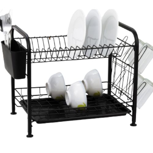 [XY-A1568] ESCURRIDOR DE PLATOS 2 NIVELES C/BANDEJA