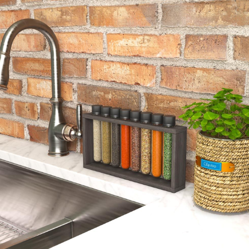 [ST1122] SOPORTE HORIZONTAL PARA CONDIMENTOS - 8 TUBOS