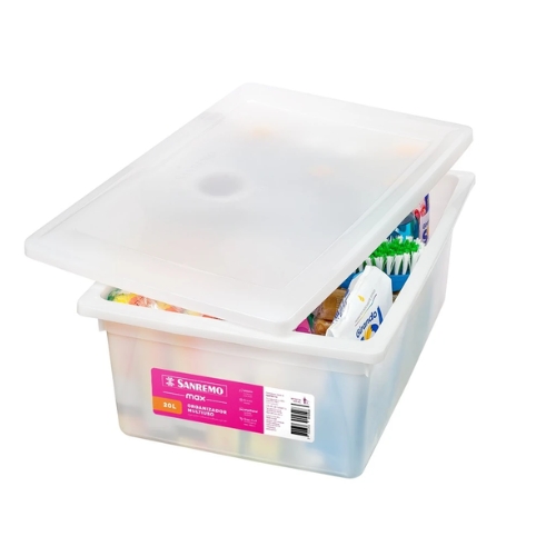 [SR2520/1] CAJA ORGANIZADORA BLANCA 20lts