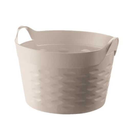 [OR52350] CESTO FLEXIBLE RED 20lts BEIGE