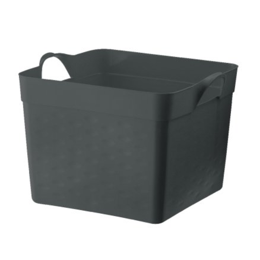 [OR52391] CESTO FLEXIBLE CUAD 22lts CONCRETO