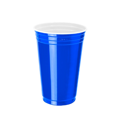 [CF-300A] VASO AMERICANO DE 300ml PP AZUL (25 UN)