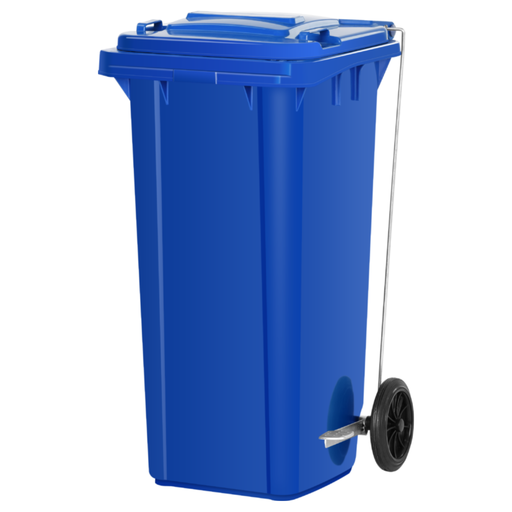 [YH3008AZ] CONTENEDOR P/RES C/RUE/PED 240L AZUL