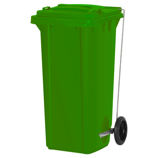 [YH3008VD] CONTENEDOR P/RES C/RUE/PED 240L VERDE