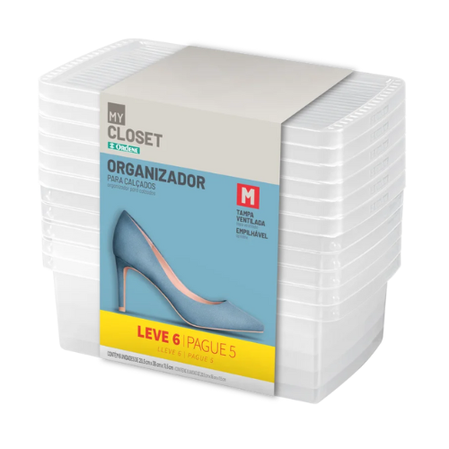 [OR60250] SET CAJAS DE ZAPATOS - M / OFERTA 6 X 5