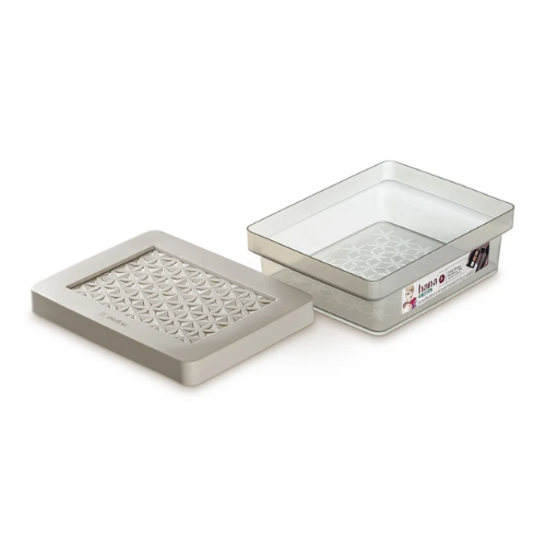 [OR84300] CAJA BAJA MULTIUSO Peq. 1.4L BEIGE HANA