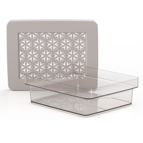 [OR85300] *CAJA BAJA MULTIUSO Med. 3L BEIGE HANA