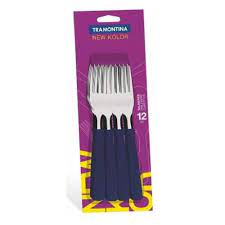 [008-23162/910] Tenedor azul x12