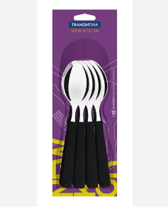[008-23163/900] Cuchara x12 negra
