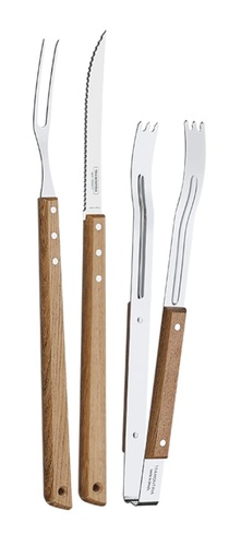 [008-26499/045] Set Parrilla (Tenedor, cuchillo y pinza)