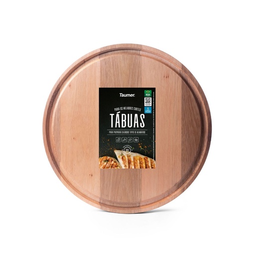 [T49437] Tabla de madera redonda 23cm