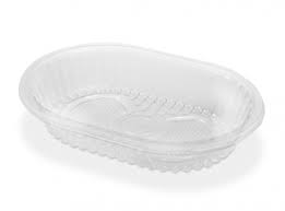 [031-105PP-1] Bandeja micro oval 880ml. 17X24X4,5cm